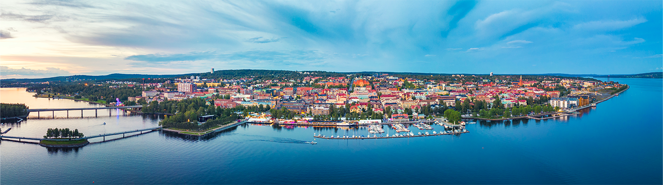 Vy över Östersund.